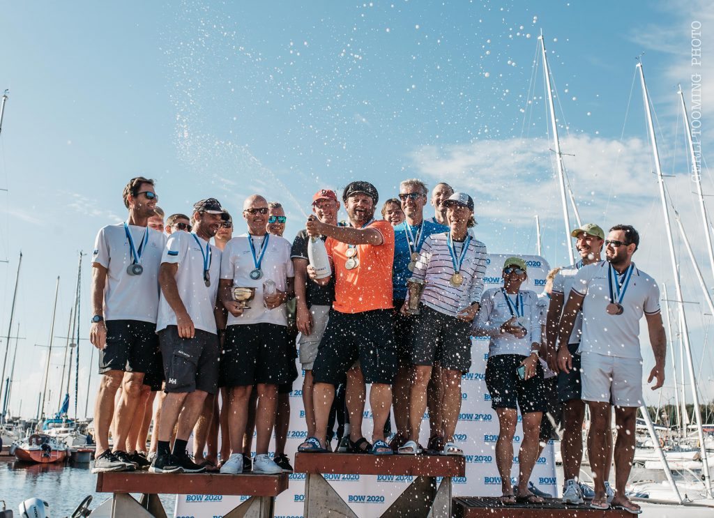 B class podium - 2020 Baltic Offshore Week - 09.08.2020 - Kalev Yacht Club © Gerli Tooming