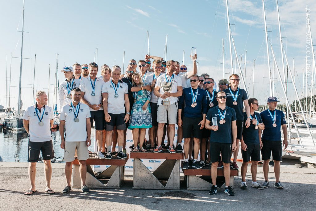 A class podium - 2020 Baltic Offshore Week - 09.08.2020 - Kalev Yacht Club © Gerli Tooming